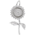 Sterling Silver Sunflower Pendant