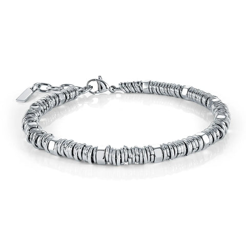 ITALGEM 5MM RINGS BEAD BRACELET