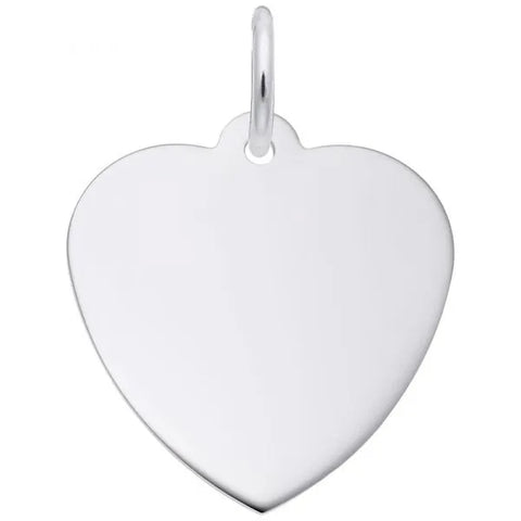 Sterling Silver Small Classic Heart Pendant