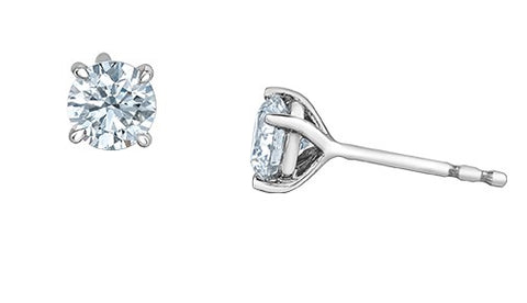 Lab Created Diamond Earrings 1.00ct VALENTINES SPECIAL