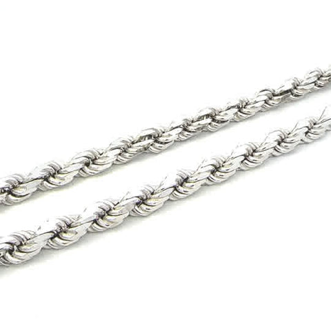 Sterling Silver Rope Bracelet 6.7mm