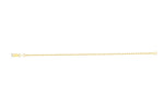Yellow Gold Beaded Anklet