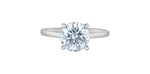 Lab Created Diamond Solitaire Ring 14kt - 2.00ct