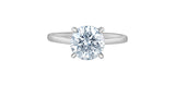 Lab Created Diamond Solitaire Ring 14kt - 2.00ct
