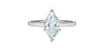 Lab Created Diamond Marquise Ring 14kt - 1.59ct