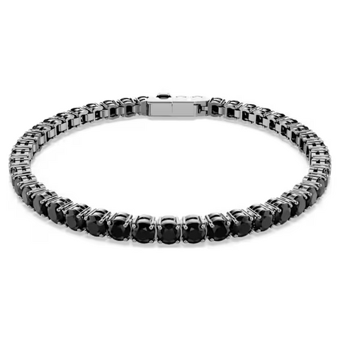 Swarovski Matrix Tennis bracelet Black 5696031
