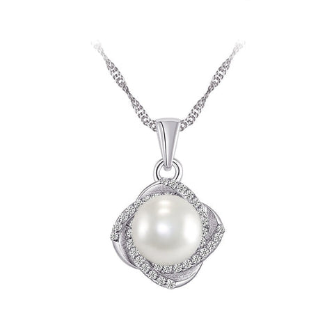 Legend Sterling Silver Pearl Necklace
