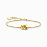 THOMAS SABO Gold-plated bracelet Roses