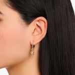 THOMAS SABO Gold-plated Sword Snake hoop earrings