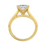 Lab Grown Princess Cut Diamond Engagement Ring 2.00 ctw