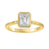 Lab Grown Emerald Diamond - 14kt Yellow Gold 3.00 CTW