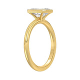 Lab Grown Emerald Diamond - 14kt Yellow Gold 3.00 CTW