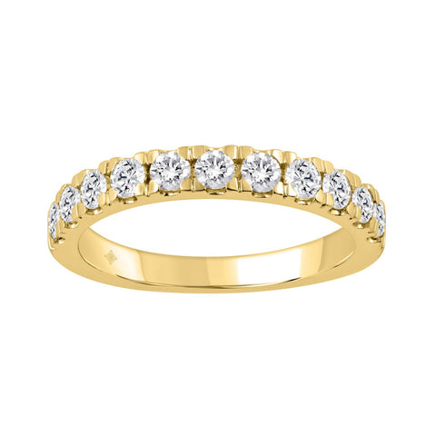 Lab Grown Diamond Band - 14kt Yellow Gold 0.75 CTW