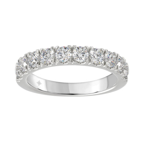 Lab Grown Diamond Band - 14kt White Gold 1.00 CTW