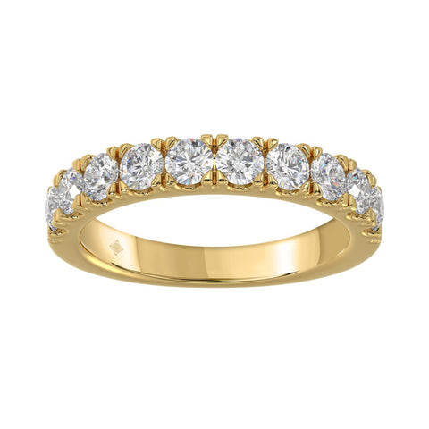 Lab Grown Diamond Band - 14kt Yellow Gold 1.00 CTW