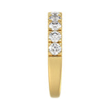 Lab Grown Diamond Band - 14kt Yellow Gold 1.00 CTW