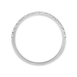 Lab Grown Diamond Band - 14kt White Gold 0.25 CTW