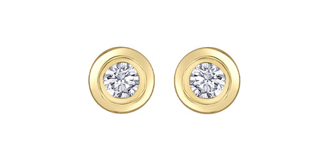 Maple Leaf Diamonds - Stud Earrings