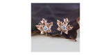 Maple Leaf Diamonds - Stud Earrings