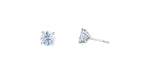 Lab Created Diamond Earrings 14kt - 3.00ct