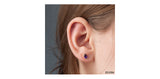 10kt Yellow Amethyst Stud Earrings