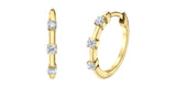 Diamond Hoop Earrings