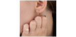 Diamond Hoop Earrings