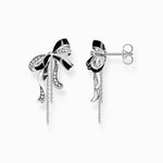 THOMAS SABO Silver bow stud earrings