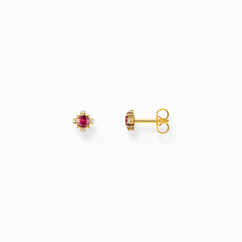 THOMAS SABO Gold-plated small ear studs