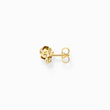 THOMAS SABO Gold-plated ear studs Roses