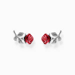 THOMAS SABO Silver ear studs Roses