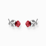 THOMAS SABO Silver ear studs Roses