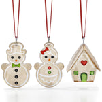 Swarovski Holiday Cheers Gingerbread Ornament Set 5701511