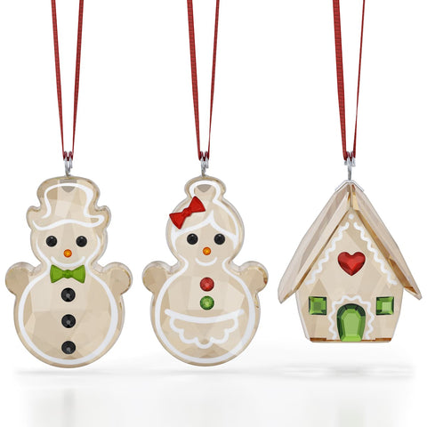 Swarovski Holiday Cheers Gingerbread Ornament Set 5701511