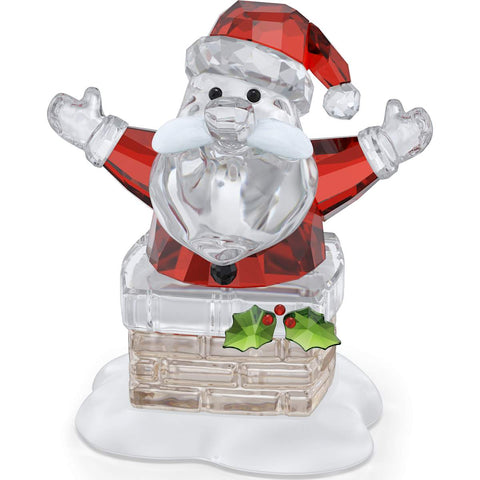 Swarovski Holiday Cheers Santa Claus and Chimney 5701507