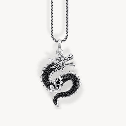 THOMAS SABO Silver necklace with dragon pendant