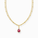 Thomas Sabo Gold-plated necklace with pendant