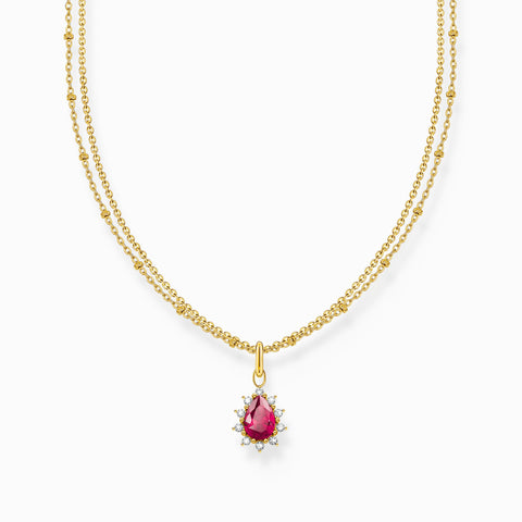 Thomas Sabo Gold-plated necklace with pendant