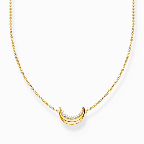 Thomas Sabo Gold-plated necklace with pendant Moon