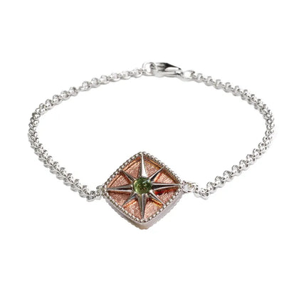 Sterling Silver Meteorite Bracelet