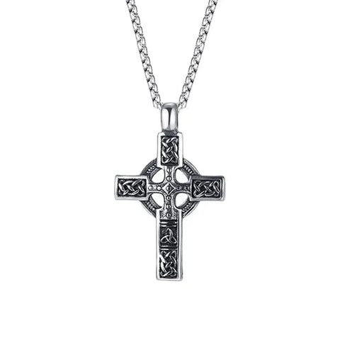 JOSEF ELIAS Stainless Steel Cross Necklace