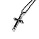 JOSEF ELIAS Stainless Steel Cross Necklace