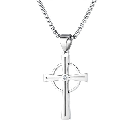 JOSEF ELIAS Men’s Stainless Steel Cross