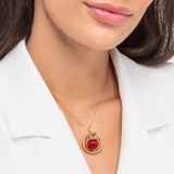 THOMAS SABO Pendant apple with snake gold