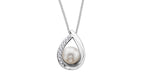 10kt White Gold Pearl Necklace