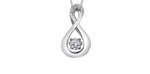 Pulse White Gold Birthstone Necklace - You choose