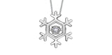 Snowflake Pendant Pulse I am Canadian