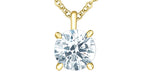 Lab Grown Diamond Solitaire Necklace 14kt - 2.00ct