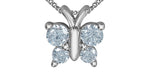 Lab Grown Diamond .34ct tw Butterfly Necklace