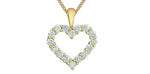 Lab Grown Diamond .33ct tw Heart Necklace